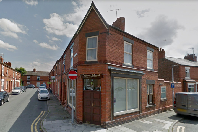 Front of Dutton & Hallmark Funeral Services in Hoole