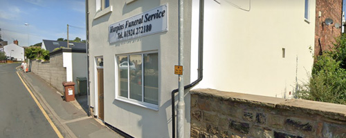 Front of Harpin's Funeral Service in Horbury
