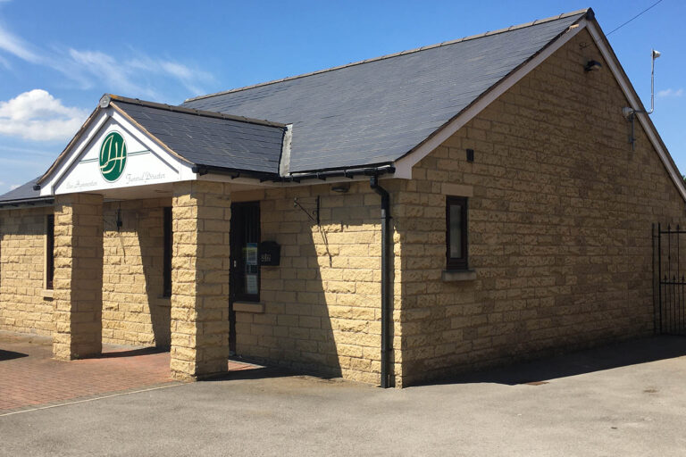 Front of Hammerton's Funeral Directors in Goldthorpe