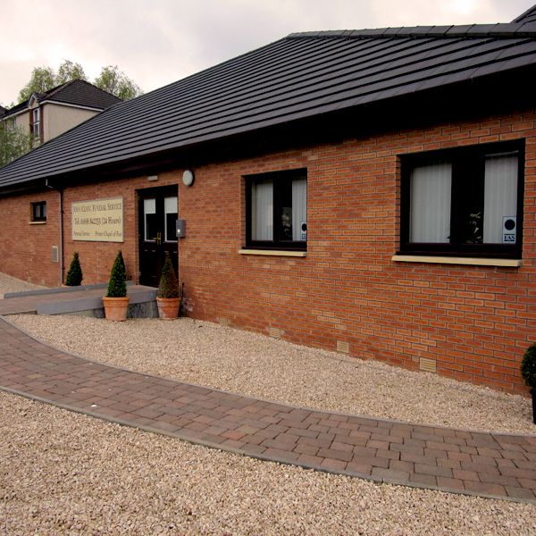Front of John Clark Funeral Service in Bellshill