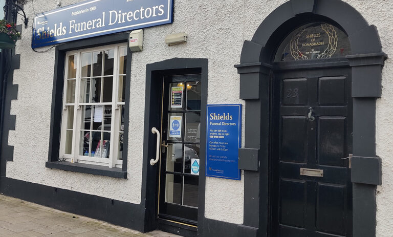 Front of Shields of Donaghadee Funeral Directors