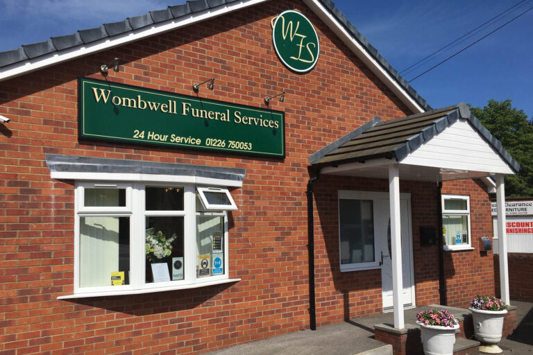 Front of Wombwell Funeral Services in Wombwell