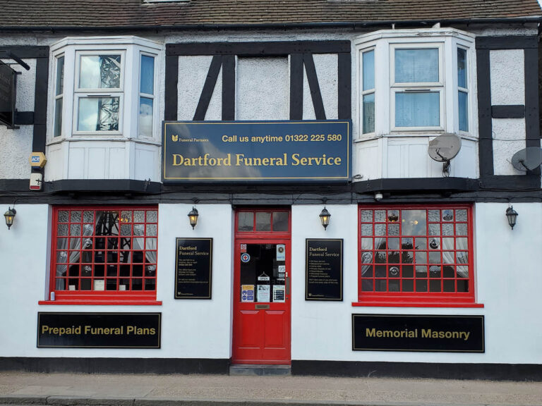 Front of Dartford Funeral Service in Dartford