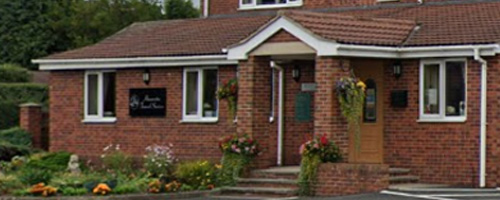 Front of Hammerton's Funeral Directors in Barnsley