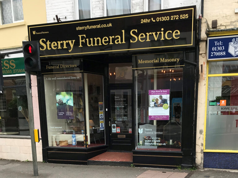 Front of Sterry Funeral Service