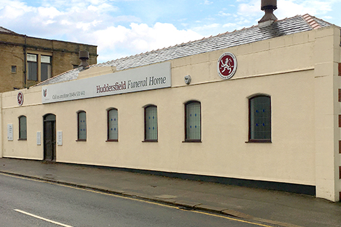 Front of Huddersfield Funeral Home