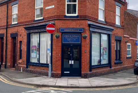 The outside of Dutton & Hallmark Funeral Services' Hoole branch.