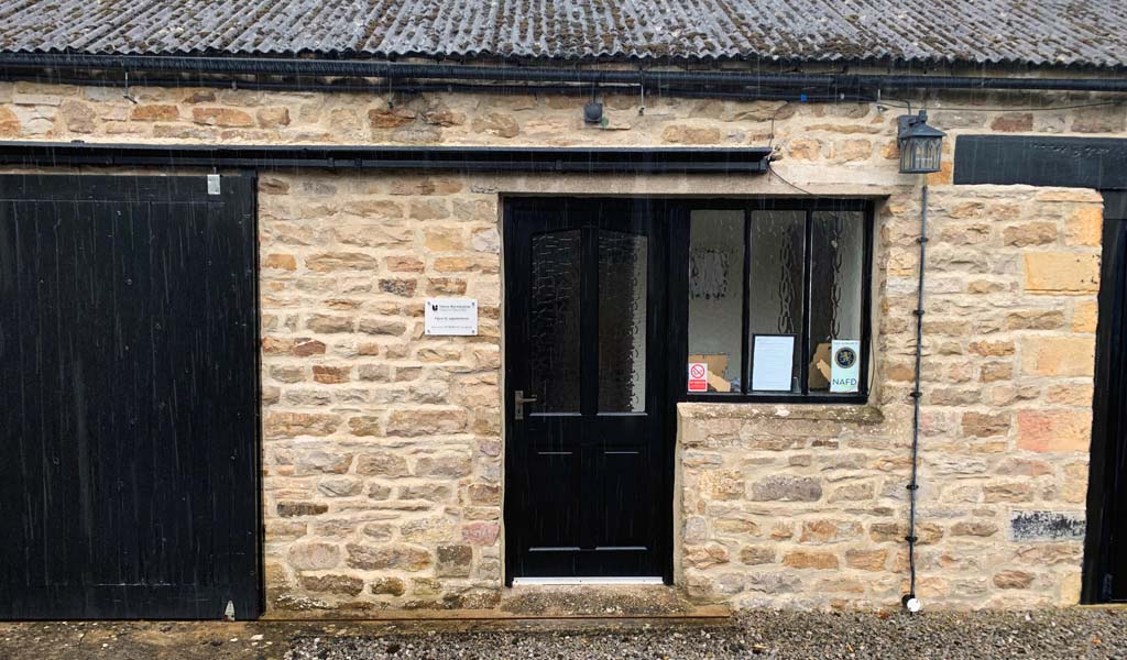 The outside of Simon Barningham Funeral Directors Grinton branch.